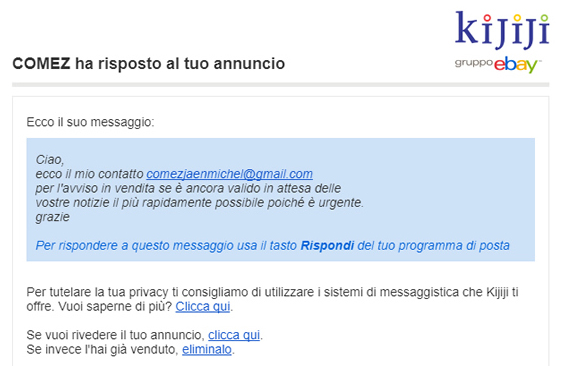 Account Fake su Kijiji