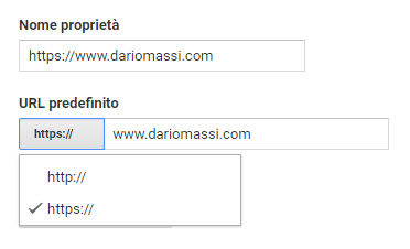 google analytics proprieta https